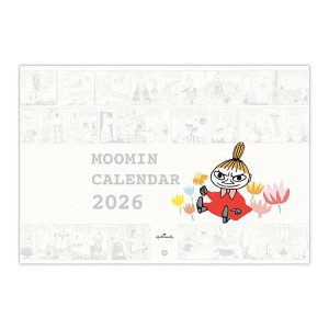 2026 カレンダー 壁掛け ホールマーク 二つ折りカレンダー（小） ムーミン リトルミイ YDC-845-469 (ホ-25) 344×252mm